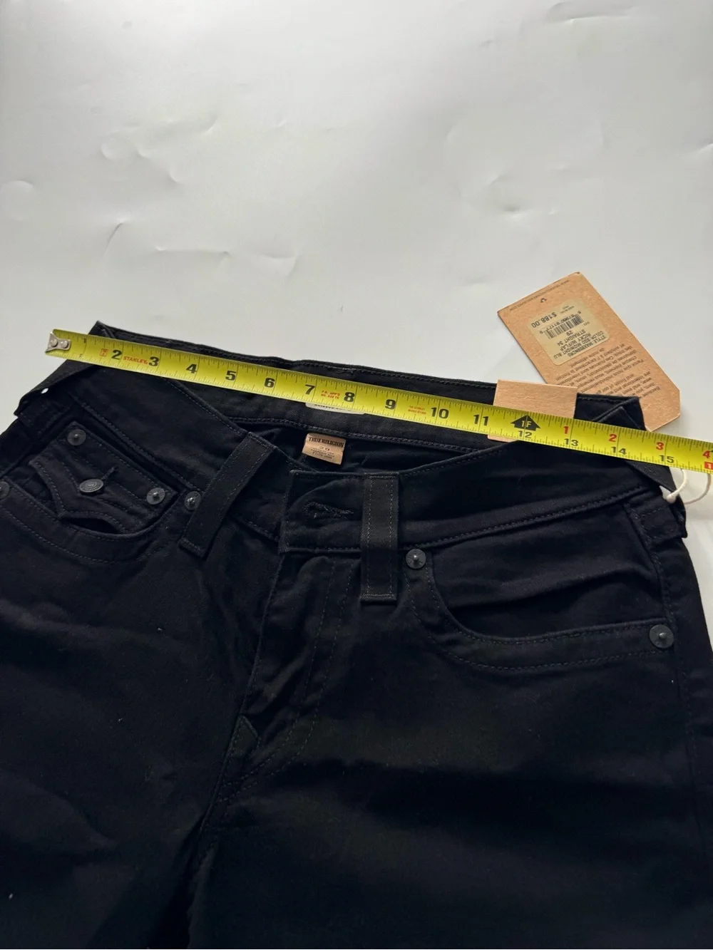 True Religion Men's Straight Black Jeans